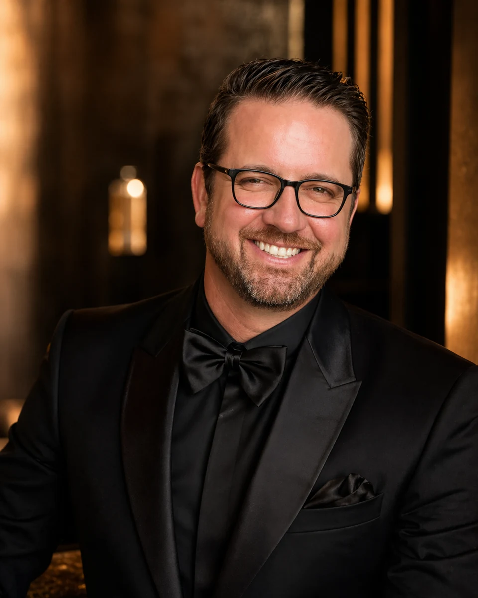 Portrait of Roeland Frederique, founder and creative director of RF.